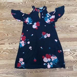 Candies Black dress with floral pattern